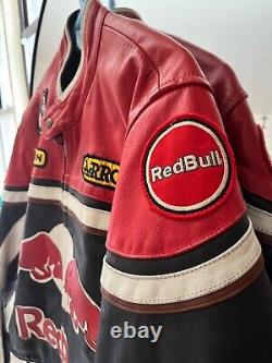 Vintage Redbull leather racing jacket