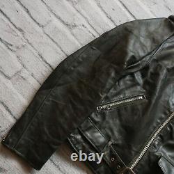 Vintage Schott 418 Leather Perfecto Motorcycle Jacket Size 36 Made in USA Biker