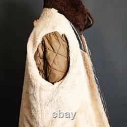 Vintage Schott 674SM Flight Jacket A-2 Brown Leather USA Made 1960s