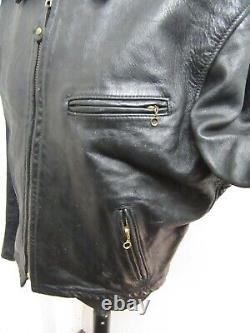 Vintage Schott Leather Motorcycle Jacket Size XL