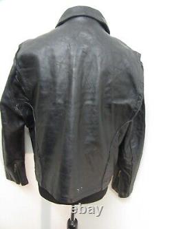 Vintage Schott Leather Motorcycle Jacket Size XL