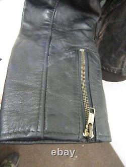 Vintage Schott Leather Motorcycle Jacket Size XL