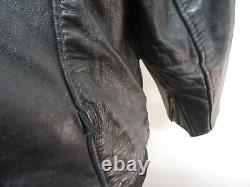 Vintage Schott Leather Motorcycle Jacket Size XL