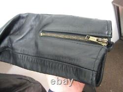 Vintage Schott Leather Motorcycle Jacket Size XL