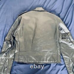 Vintage Schott NYC Perfecto 418-453-474-SM Leather Biker Jacket Size 44