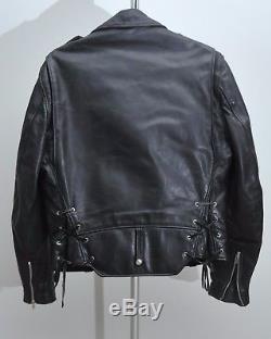 Vintage Schott Perfecto 115 Leather Motorcycle Jacket Size 42 Biker ...