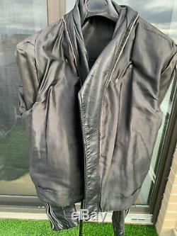 Vintage Schott Perfecto 125 Motorcycle Biker Leather Jacket Size 44