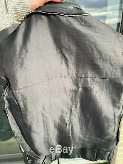 Vintage Schott Perfecto 125 Motorcycle Biker Leather Jacket Size 44