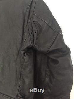 Vintage Schott Perfecto Black Leather Biker Motorcycle Jacket Made in USA Sze 38