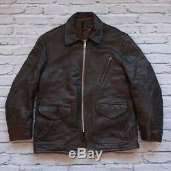 Vintage Schott Perfecto Leather Steerhide Motorcycle Jacket Size L