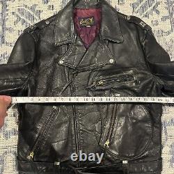 Vintage Steerhide Leather 50's Buco Motorcycle Jacket J82 (measures to size 38)