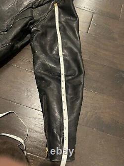Vintage Steerhide Leather 50's Buco Motorcycle Jacket J82 (measures to size 38)