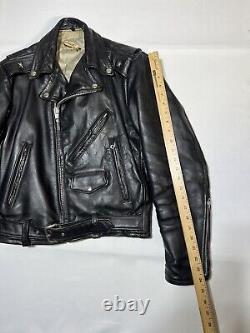 Vintage Steerhide One Star Motorcycle Jacket Men's Size 38