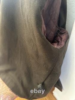 Vintage Structure Brown Leather Mens Bomber Flight Jacket Motorcycle Large XL