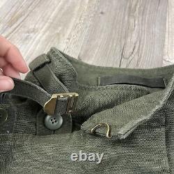 Vintage Swedish 60s Military Jacket Mens Extra Large Tanker Utility Tactical CBV