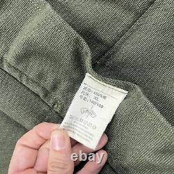 Vintage Swedish 60s Military Jacket Mens Extra Large Tanker Utility Tactical CBV