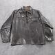 Vintage Taubers Leather Shirt Mens Medium Horse California Moto Bluf Jacket 50s