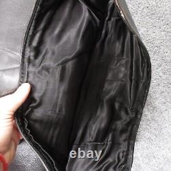 Vintage Taubers Leather Shirt Mens Medium Horse California Moto Bluf Jacket 50s