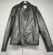 Vintage The Leather Shop Biker Jacket Mens Size 42 Black USA Free Ship