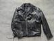 Vintage USA made 1970s 80s motorcycle jacket XL black leather 46 biker harley