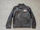 Vintage VON DUTCH kustom made M mototcycle 40-42 black leather jacket