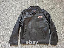Vintage VON DUTCH kustom made M mototcycle 40-42 black leather jacket