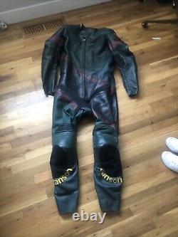 Vintage Vanson All-Star Motorcycle jacket suit size 44 Great for Motor Sports
