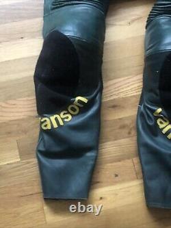 Vintage Vanson All-Star Motorcycle jacket suit size 44 Great for Motor Sports