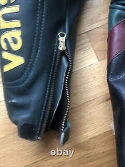 Vintage Vanson All-Star Motorcycle jacket suit size 44 Great for Motor Sports