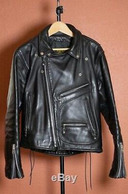 Vintage Vanson Hardcore Highwayman Competition Weight Motorcycle Jacket 42