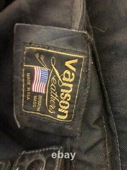Vintage Vanson Leather Motor Gear (Waist 38, Jacket 48)