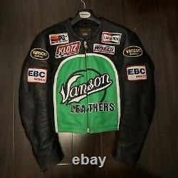 Vintage Vanson Leather Motorcycle Jacket