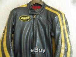 Vintage Vanson Leathers USA Motorcycle Suit Size 42 Jacket Trousers, Heavy 5.1kg