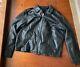 Vintage WILSONS Leather Biker Black Leather Thinsulate Jacket Men's Large