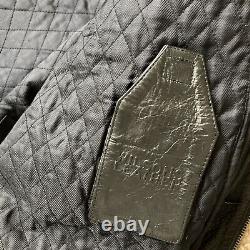 Vintage WILSONS Leather Biker Black Leather Thinsulate Jacket Men's Large