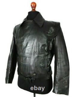 Vintage WW2 German Leather Luftwaffe Jacket 38 Small