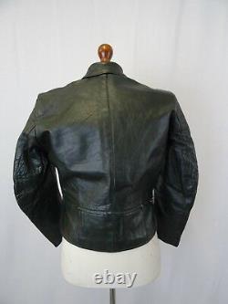 Vintage WW2 Horsehide Leather German Flight Luftwaffe Jacket Small 38R LD157