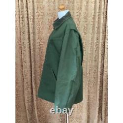 Vintage Walls Blizzard Pruf Winter Jacket Olive Green with Corduroy Collar