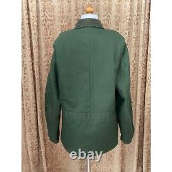 Vintage Walls Blizzard Pruf Winter Jacket Olive Green with Corduroy Collar
