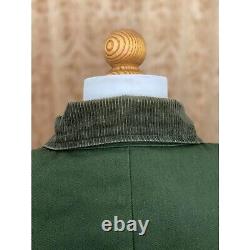 Vintage Walls Blizzard Pruf Winter Jacket Olive Green with Corduroy Collar