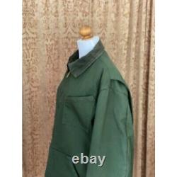 Vintage Walls Blizzard Pruf Winter Jacket Olive Green with Corduroy Collar