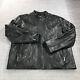 Vintage Wilson Leather Jacket Mens Extra Large Moto Biker Thinsulate Lined A5