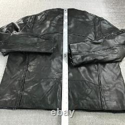 Vintage Wilson Leather Jacket Mens Extra Large Moto Biker Thinsulate Lined A5