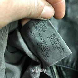 Vintage Wilson Leather Jacket Mens Extra Large Moto Biker Thinsulate Lined A5