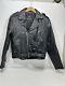 Vintage Wilson's Leather Bike Black Thinsulate Belted Jacket Mens Medium
