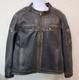 Vintage Wilson's Leather Motorcycle Jacket Men's XL Brown Distressed Patches Zip