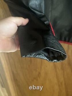 Vintage Wilson's leather Racing Motorcycle Jacket XL