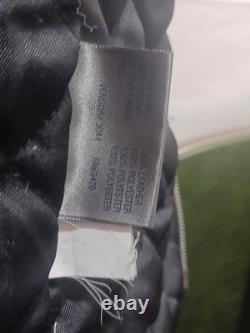 Vintage Wilsons Leather Classic Style Black Biker Motorcycle Jacket Large