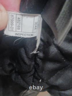 Vintage Wilsons Leather Classic Style Black Biker Motorcycle Jacket Large