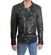 Vintage Wilsons Leather Exports Black Leather Biker Jacket